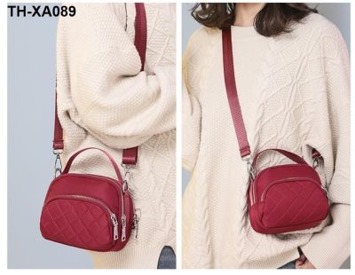 ☼✳❒ Female hand carry amphibious packet cloth worn lady phone nylon waterproof mini shoulder bag