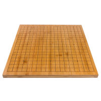 Bamboo Go Chess 19 Road Chessboard 44cm*47cm*2cm Back is 13 Road Chessboard เกมเก่าของ Go Weiqi Board-qeangshe