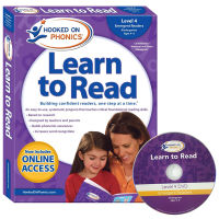 Authentic childrens English natural spelling fascination with phonics series level 4 original English textbook hooked on Phonics learn to read level 4 childrens Phonics learning and reading book English version