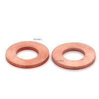 10PCS ss Flat Washer Copper Crush Washers Gasket Seal Ring Thickness 1.5mm ID X OD X Thickness