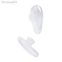 Soft elliptical silicon nose pad for glasses (transparent 5 pairs)