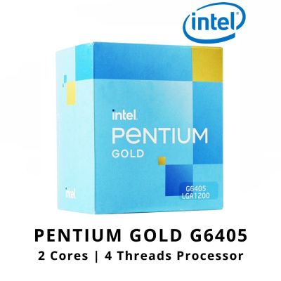 BESTSELLER อุปกรณ์คอม RAM CPU (ซีพียู) 1200 INTEL PENTIUM GOLD G6405 4.1 GHz อุปกรณ์ต่อพ่วง ไอทีครบวงจร