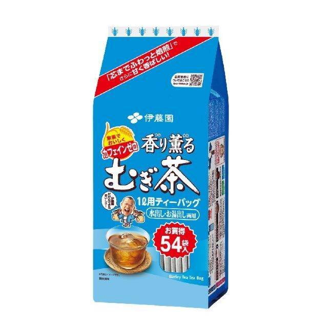 ITO EN ICED JAPANESE MUGI CHA BARLEY TEA 54 SACHETS CAFFEINE-FREE ...