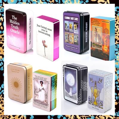 กล่องดีบุกไพ่ทาโรต์ - The Hidden Truth Oracle Card | ขนาดพกพา10.3X6cm | 54ใบ | การ์ดทำนาย | คู่มือฉบับภาษาอังกฤษ | ไพ่ยิปซี ไพ่ออราเคิล ไพ่ทาโรต์ ไพ่ยิบซี ไพ่ทาโร่ Tarot Oracle Cards