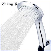 Zhangji Bathroom 5 Mode Shower Head Large Panel Water Saving Nozzle Classic Standard Design G1/2 Shower Accessories Random Color