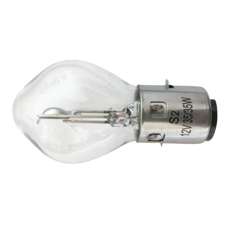 10ชิ้น-bulb12v-ไฟหน้ารถจักรยานยนต์-ba20d-35-35w-สำหรับ50-150cc-cg125รถ-atv-โคมไฟรถมอเตอร์ไซด์สกู๊ตเตอร์จีนมาตรฐาน-ba20d