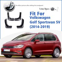 บังโคลนสำหรับโฟล์คสวาเกน VW G Olf Sportsvan SV 2014-2019 Mk7ด้านหน้าด้านหลังบังโคลนบังโคลนอุปกรณ์เสริมในรถยนต์สาดยามพิทักษ์