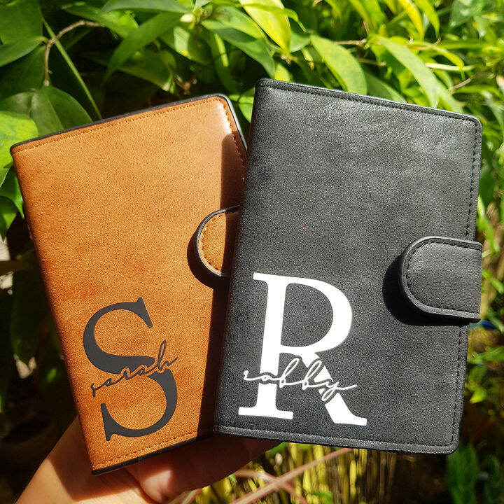 Passport Holder Synthetic Leather Personalized with Name Lazada PH