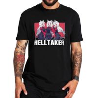 Helltaker Cerverus T Shirt Japanese Anime Aesthetic Puzzle Adventure Game Classic Tee Tops 100% Cotton Eu Size Unisex Tshirts