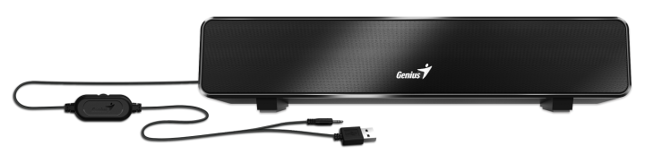 genius-speaker-usb-soundbar-100-black-ลำโพงซาวด์บาร์-สีดำ-ของแท้-ประกันศูนย์-1ปี