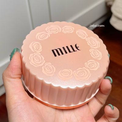 MILLE มิลเล่ แป้งฝุ่นคุมมัน สีส้ม สูตรคอลลาเจน OIL CONTROL COLLAGEN TRANSLUCENT LOOSED POWDER 20g.