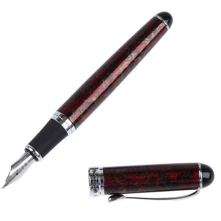 jinhao-x750-lava-red-fountain-pen-medium-nib