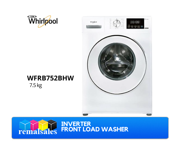 WHIRLPOOL WFRB752BHW Inverter 7.5kg Front Load Washer | Lazada PH