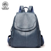 2021 New Style High Quality Leather Backpack For Women High Capacity Ladies Travel Backpack School Grils Shoulder Bags Preppy