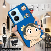 เคสโทรศัพท์สำหรับ Vivo V29 5G Y78 5G Y78 + 5G สายคล้องแหวนใส่นิ้วการ์ตูนอะนิเมะจัดอันดับของพระมหากษัตริย์ Poggi โทรศัพท์ดีไซน์สำหรับเด็กหญิงและเด็กชายซิลิโคนกันกระแทกปลอกโทรศัพท์ป้องกัน TPU