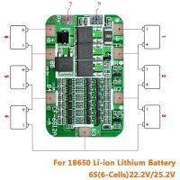 2Pcs 6S 15A 24V BMS Charger Protection Board for 6 18650 Li-Ion Lithium Battery DIY Kit