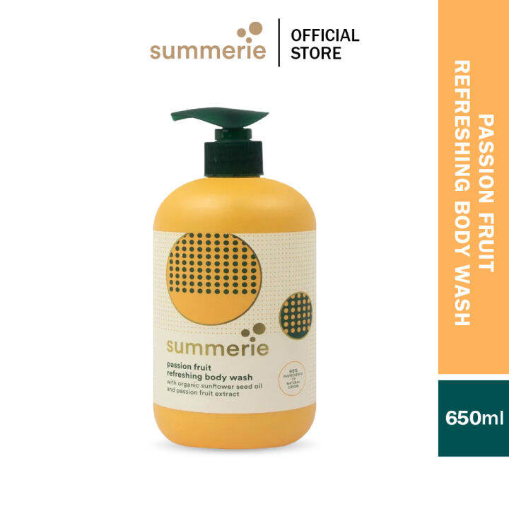 Summerie Passion Fruit Refreshing Body Wash (650ml) Lazada
