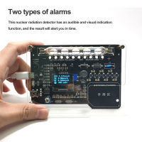 จอแสดงผล OLED เครื่องทดสอบรังสี DIY Geiger Counter Kit X Peuβ Rays Iodine 131 Detecting Assembled Module Nuclear Radiation Detector