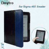 New Slim Cover For Digma R651 eReader Leather eBook Case Magnetic Clasp Flip for Digma R651GCases Covers