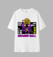 เสื้อยืดลายฤดูร้อน (หมึกเจ็ดดราก้อนบอล) เสื้อยืดคอกลม Goku อะนิเมะเสื้อยืด S-5XL