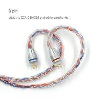 C2 Cca Braded สายเคเบิลเงิน8 Core อัพเกรดสายเคเบิลชุบเงินสำหรับ Cca A10 C10 Ca4 Kz As16 Zsn Pro Zs10 Zsx