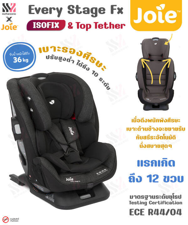 คาร์ซีท-joie-every-stage-fx-สำหรับเด็กแรกเกิด-12-ปี-ติดตั้งได้ทั้ง-belt-และ-isofix-ผ่านมาตรฐานยุโรป-หันได้ทั้ง-2-ทาง-ที่นั่งเด็กในรถยนต์-คาร์ซีทเด็ก