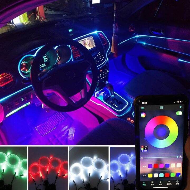 456-in-1-rgb-led-atmosphere-car-interior-foot-ambient-decorative-lights-kit-neon-fiber-optic-light-strip-app-control-diy-music