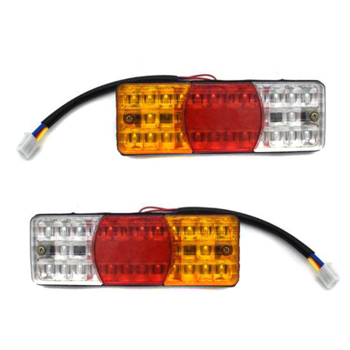 ไฟ-led-3สีสวยไฟท้ายหยุดเบรคถอยหลังสัญญาณไฟเลี้ยวรถจักรยานยนต์12v