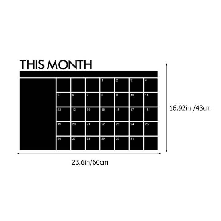 large-magnetic-calendar-blackboard-stickers-removable-erase-planner-whiteboard-household-home-supply-pvc-office