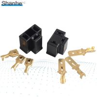 ♂┋ 1kits 3Pin H4 Car connector plug H4 Auto holder plug 7.8mm lamp plug bulb socket for Male female