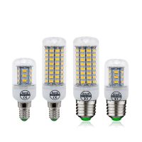 หลอดไฟ LED ข้าวโพด E14 E27 SMD 5730ไฟเทียน220V ส่งตรงจากโรงงาน10ชิ้นโคมไฟตกแต่งบ้านแชนเดอเลียร์สปอตไลท์12 24 36 48 56 69