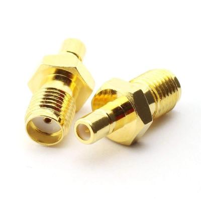 2PCS SMA Female Jack to SMB Male Plug RF Adapter Connector Electrical Connectors