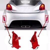 1 Pair Rear Bumper Fog Light Reflector Assembly for Hyundai Feist VELOSTER 2011-2013 924052V000