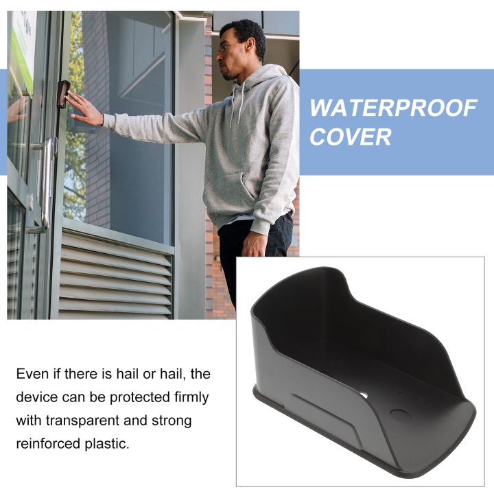 doorbell-waterproof-cover-outdoor-protector-shell-attendance-machine-ring-chime-wireless-doorbells-splash-proof-plastic