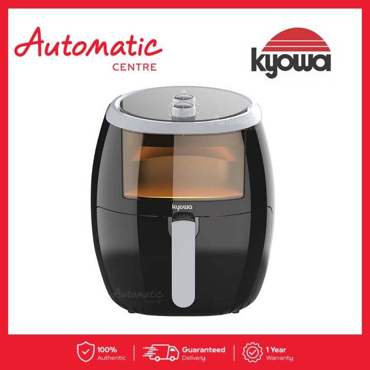 Kyowa KW3820 Black 7.7 Liters Air Fryer with SeeThrough Window and