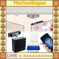 TheToolDepot กลอนประตูที่ล็อคประตูไม้อัจฉริยะ,ล็อคอิเล็กทรอนิกส์มองไม่เห็นแบบไม่มีกุญแจปลดล็อคตู้ลิ้นชักเฟอร์นิเจอร์ล็อคอัจฉริยะ