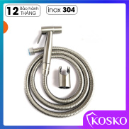 Vòi xịt vệ sinh Kosko inox 304 áp lực mạnh Bảo hành 12 tháng dễ dàng lắp