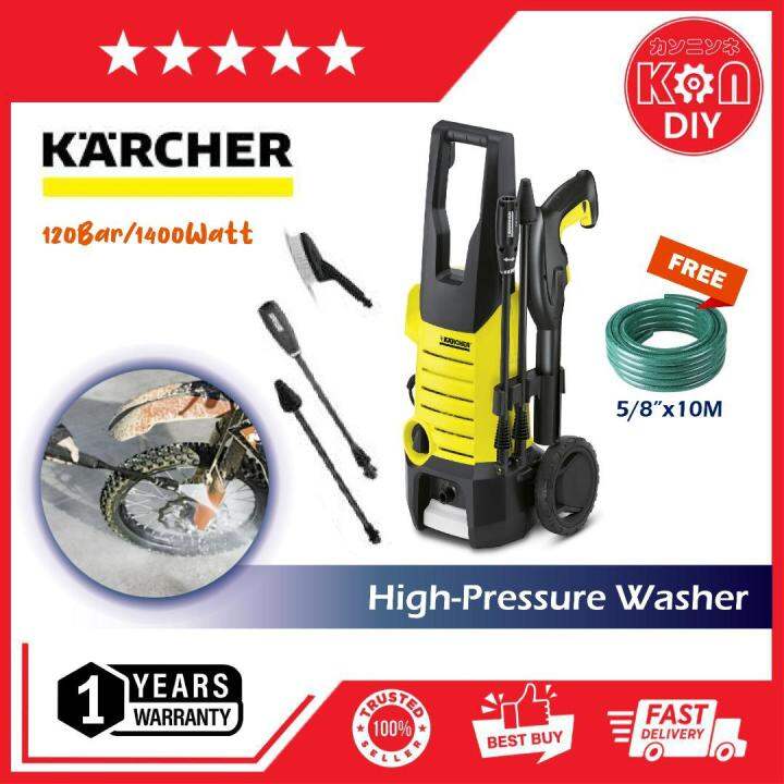 KNNDIY KARCHER K2.360 High Pressure Washer 120/water jet Bar one year