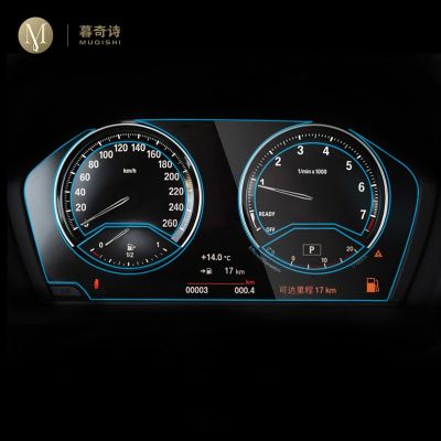 อุปกรณ์เสริมป้องกันรอยขีดข่วนสำหรับ BMW X1 F48 2016-2022แผงอุปกรณ์ตกแต่งภายในรถยนต์หน้าจอ LCD เมมเบรนสำหรับตกแต่งฟิล์มปกป้อง TPU
