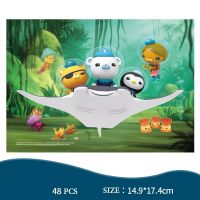 {Su กระเป๋าเดินทางและกระเป๋า} Octonauts 48 /100ชิ้นตัวต่อยานพาหนะ Kwazii Barnacles Shellington Peso Resure สำรวจของขวัญวันเกิดของเล่นเด็ก