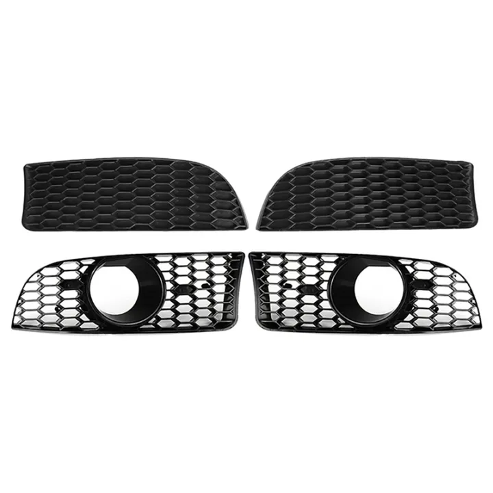 2x-car-front-grille-grill-lower-bumper-fog-light-cover-trim-for-bmw-e90-e91-e92-e93-2004-2012-m3-style