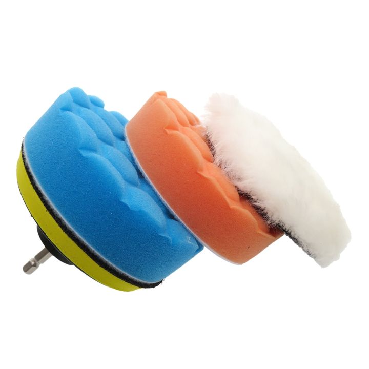 4-pcs-4-inch-polishing-pad-buffing-wool-sponge-pads-100mm-for-washing-waxing-with-m10-adapter-for-electric-drill-auto-polisher