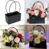 20pcs Portable Flower Box Rose Packaging Box Wrapping Paper Bag Flower Shop Wedding Valentines Day Birthday Party Gifts Box Gift Wrapping  Bags