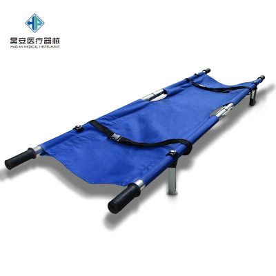 ๑✸ aid stretcher folds easily and conveniently for home elderly hospital portable aluminum alloy fire rescue lifter