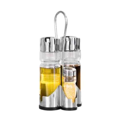 ชุดขวดเครื่องปรุง 4PCS SPICE RACK SET ขวดเครื่องปรุง 4 ชิ้น ชุดพวงเครื่องปรุง 4 ชิ้น ขวดแก้วใส่น้ำมัน ขวดใส่น้ำปลา