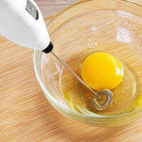 [carfire]Milk Frother Electric Handheld Egg Whisk 304 Stainless Steel Household Kitchen Coffee Drink Foamer