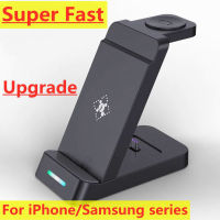 15W 3 in 1 Wireless Charger Stand For  14 13 12 X Samsung S22 S21      Fast Charging Dock Station