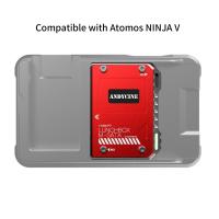 Lhbox เคสกระจายความร้อนฮาร์ดดิสก์กล่อง Msats เป็น SATA อลูมิเนียมอัลลอยสำหรับ Atomos Ninja V SSD เคส