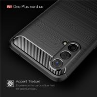 For OnePlus Nord CE 5G Case Cover Shockproof Bumper Soft TPU Silicone Carbon Fiber Armor Phone Back Cover One Plus Nord CE Case Phone Cases