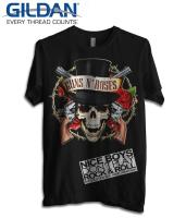 เสื้อยืดผู้ชาย Kaos GUNS N ROSES "Nice Boys Dont Play Rock &amp; Roll" GILDAN Tshirt